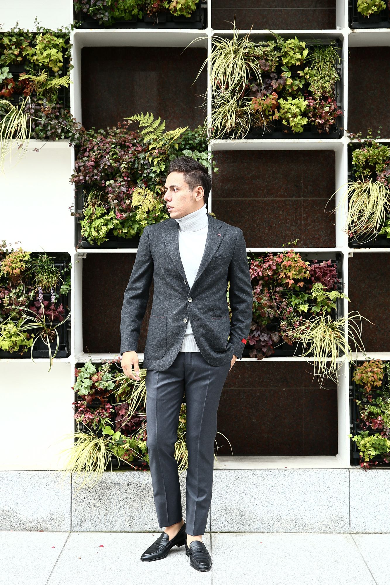 ISAIA / イザイア】 SAILOR (セイラー) AQUA MOLESKIN ウールカシミア