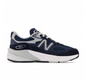 New Balance Kids 990v6 Hook & Loop Navy [PV990NV6] A Perfect Dealer/NB