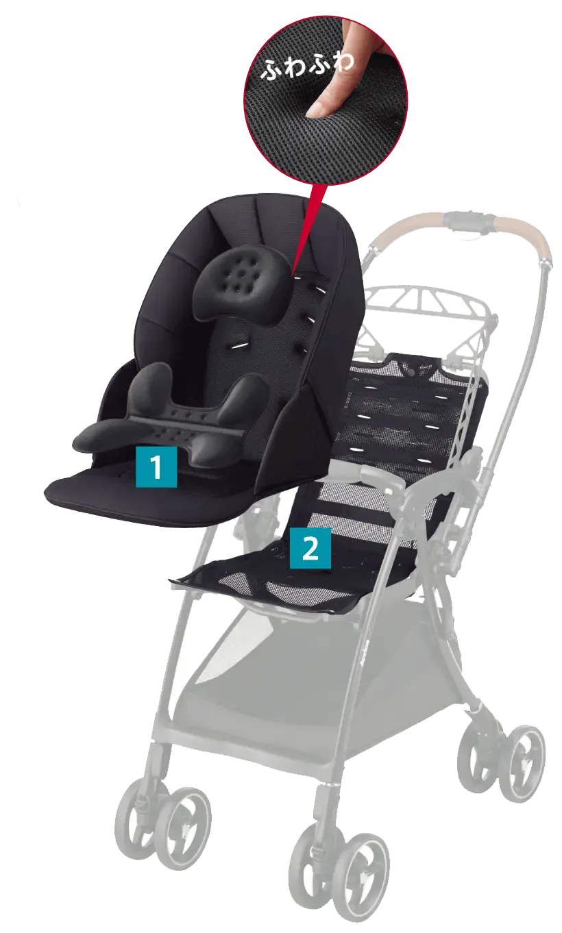 ラクーナ クッション フリー（2024年モデル） | ベビーカー