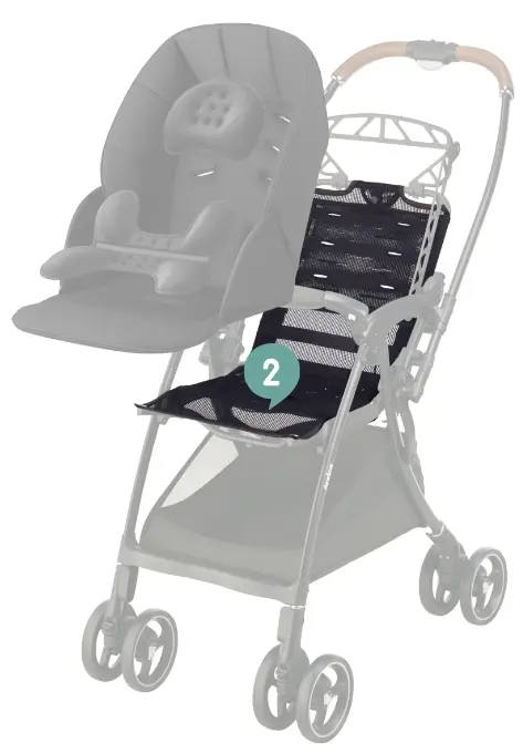 ラクーナ クッション フリー | ベビーカー・チャイルドシートの