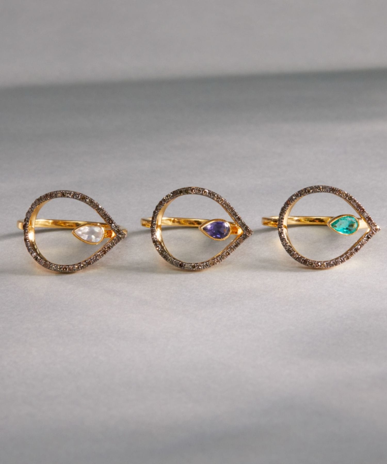 lotus] emerald flower diamond ring｜ARTIDA OUD（アルティーダ ウード）