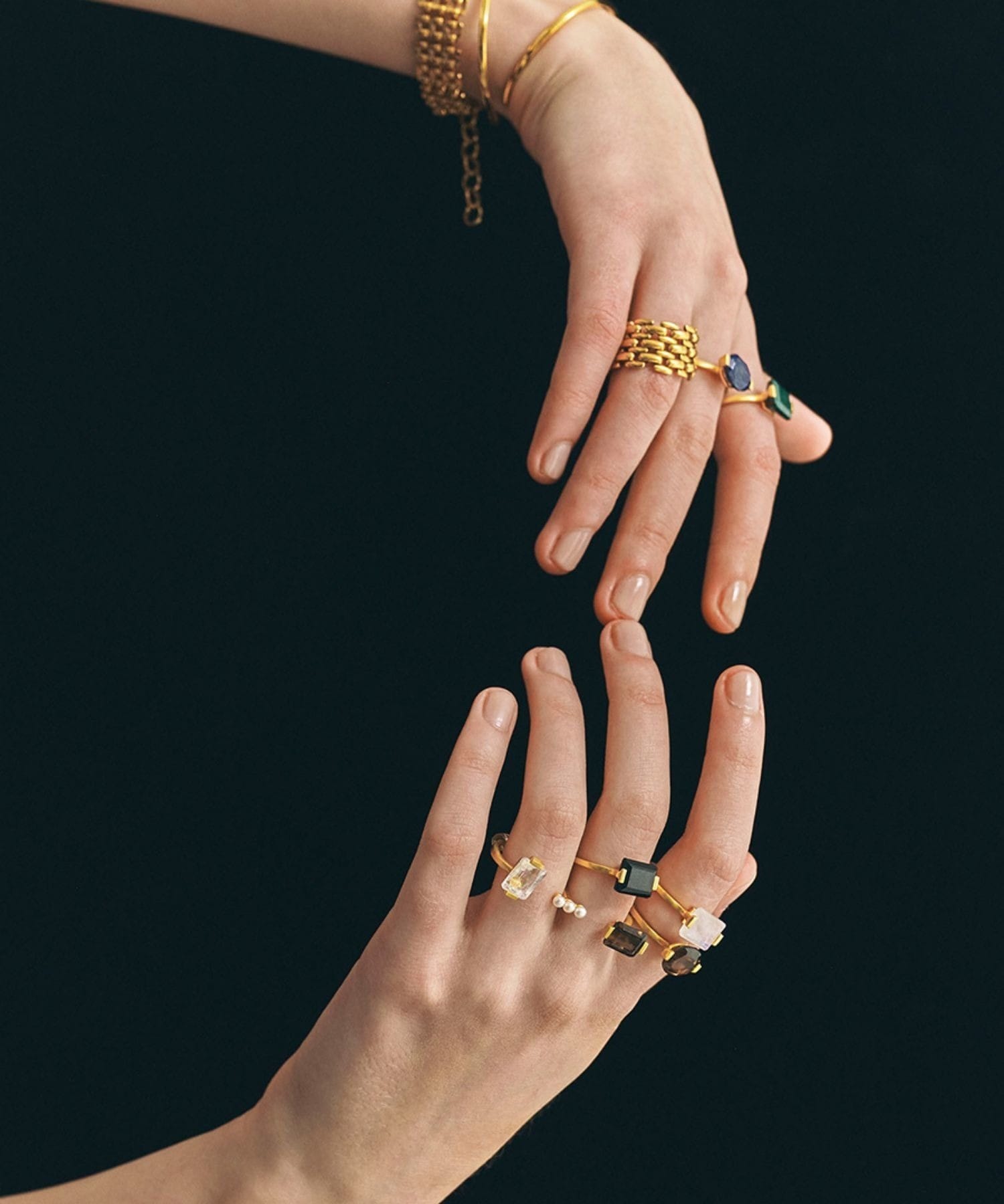 ancient] rectangle onyx ring｜ARTIDA OUD（アルティーダ ウード）