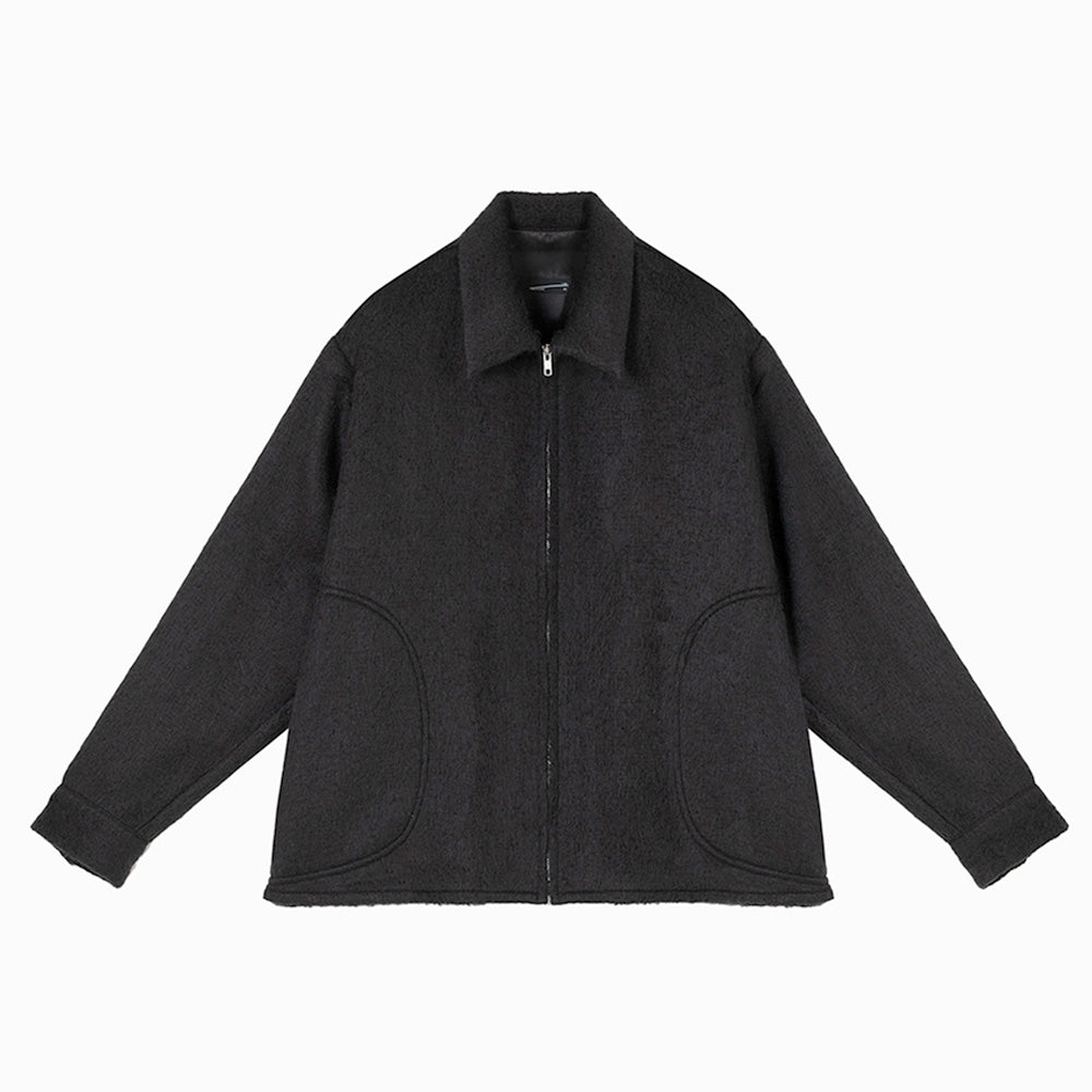 LAD MUSICIAN(ラッドミュージシャン) - ALPACA SHAGGY ZIP JACKET – Area