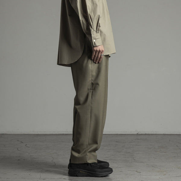 CLASSIC FIT TROUSERS ORGANIC WOOL TROPICAL - MARKAWARE 「Area」