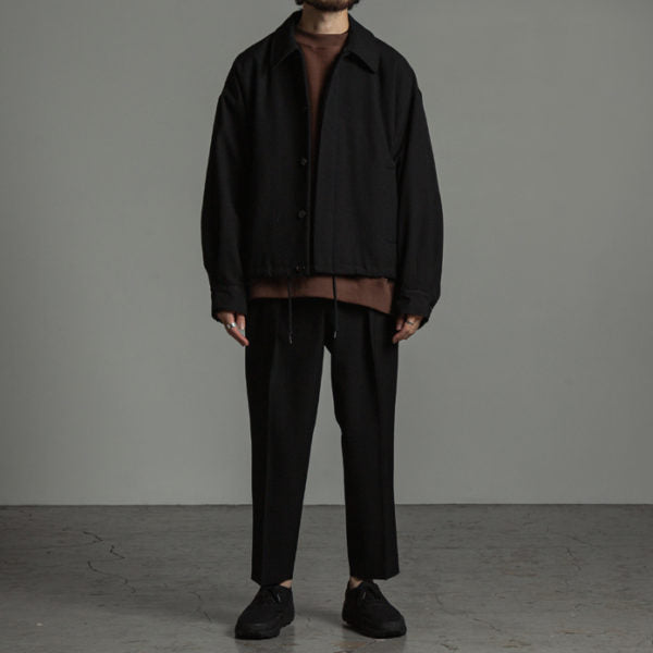 FRONT PLEATS PEGTOP ORGANIC WOOL SURVIVAL CLOTH - MARKAWARE 「Area」