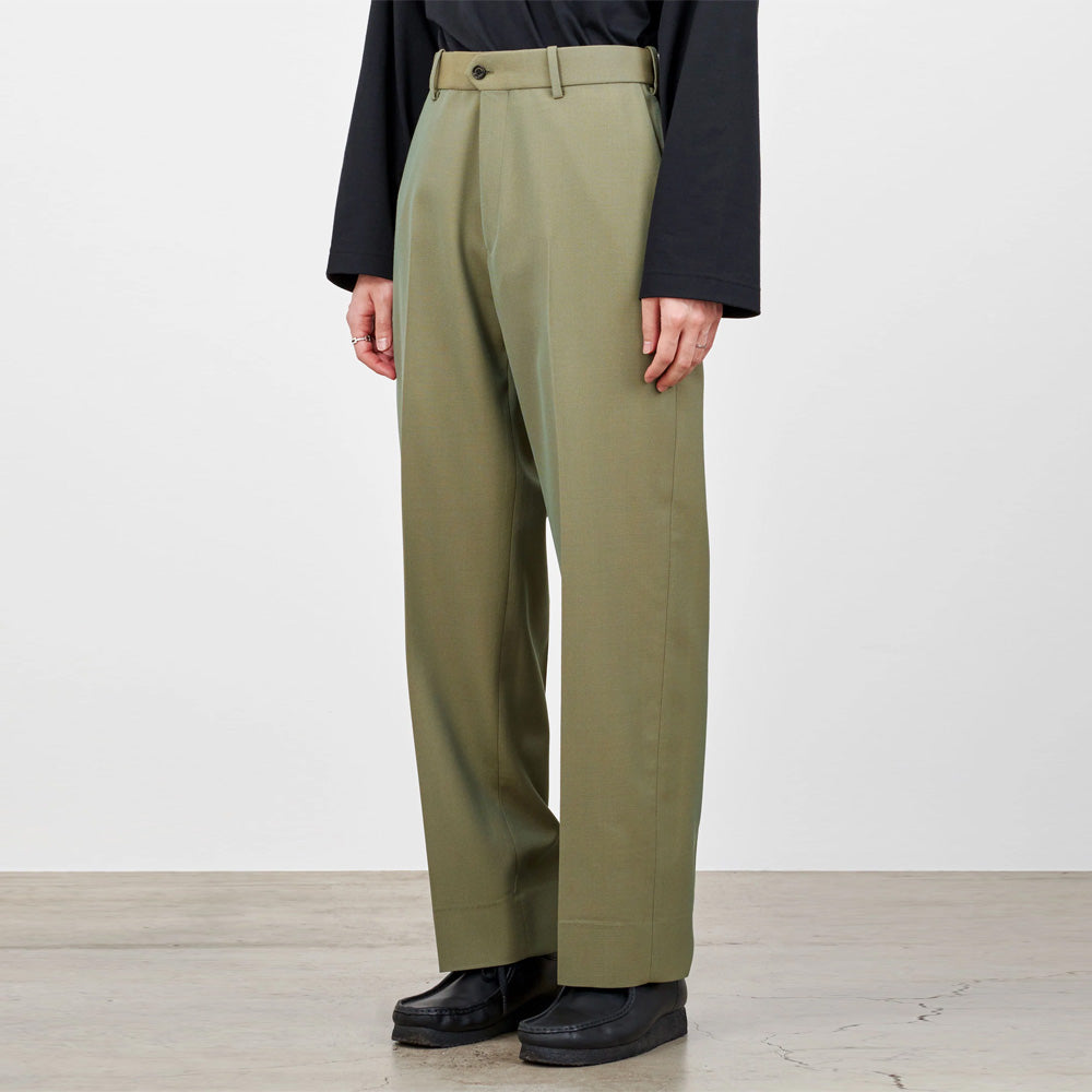 MARKAWARE(マーカウェア) - FLAT FRONT TROUSERS ORGANIC WOOL