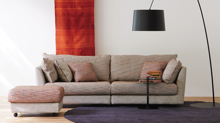 アルフレックス Aソファミディアム10 ソファのバッククッションヌード2