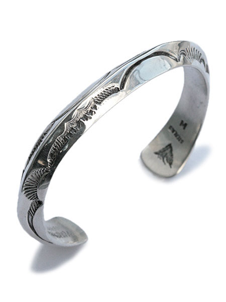 ORVILLE TSINNIE / トライアングル スタンプ バングル / Native