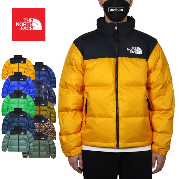 1996 RETRO NUPTSE JACKET NF0A3C8D イエロー(70M) ダウンジャケット