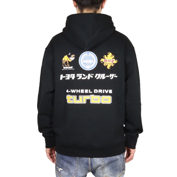 HUF X LAND CRUISER SAHARA RALLY HOODIE PF00722 パーカー プル