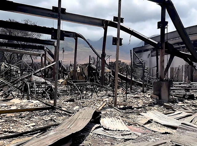 山から炎、強風で一気 海に逃げる人も 「いたる所で爆発音や叫び声が