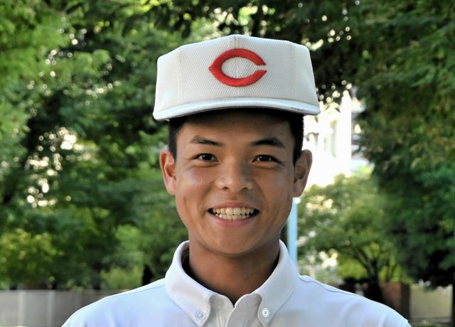 帽子のツバが真っ平ら、守備へのこだわり凝縮 智弁学園の西川煌太