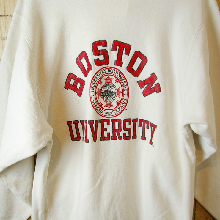 Champion】usa製リバースウィーブ古着80s後期刺繍タグBOSTON