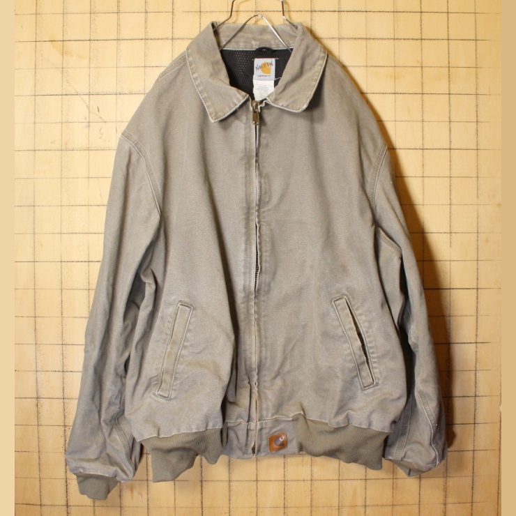 80s 90s USA carhartt カーハート ダック ワーク ジャケット ライト