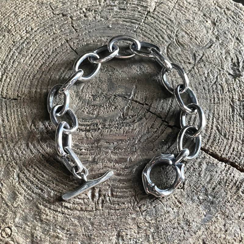 ナチュラル シルバー925 チェーン ブレスレット【cooldust | クール