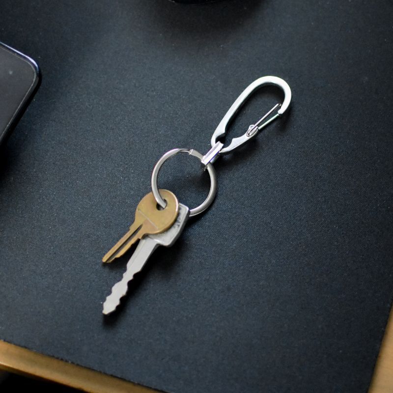 キーホルダー キーリング シルバー925 2way ネックレス【LEPUS