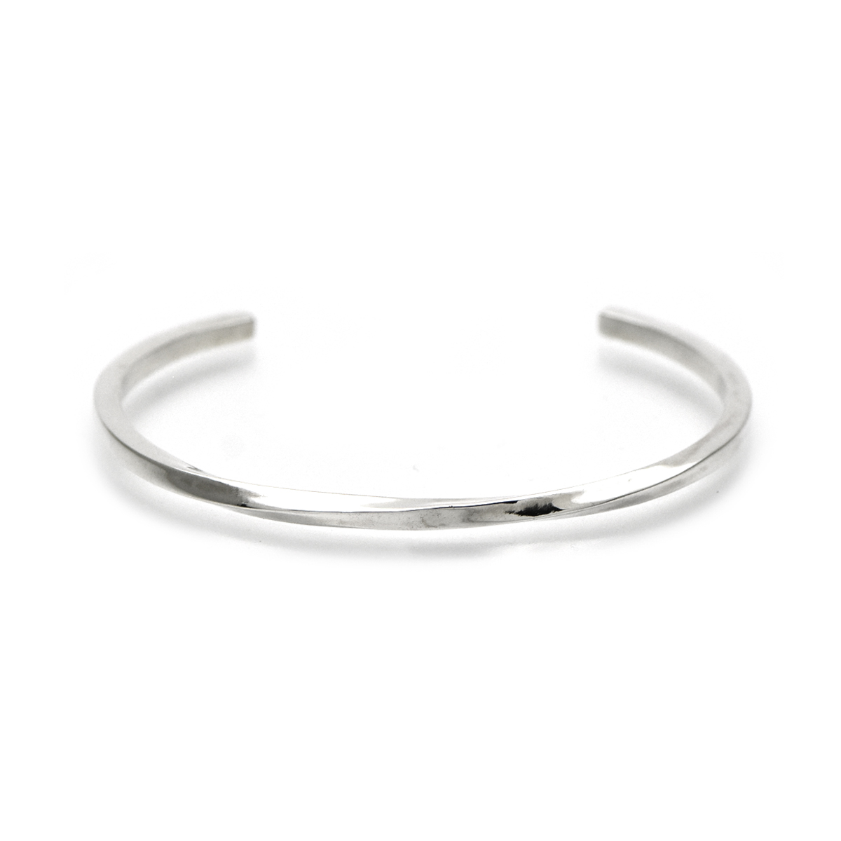 Narrow Twist Bangle / ツイスト バングル シルバー925【it's 12