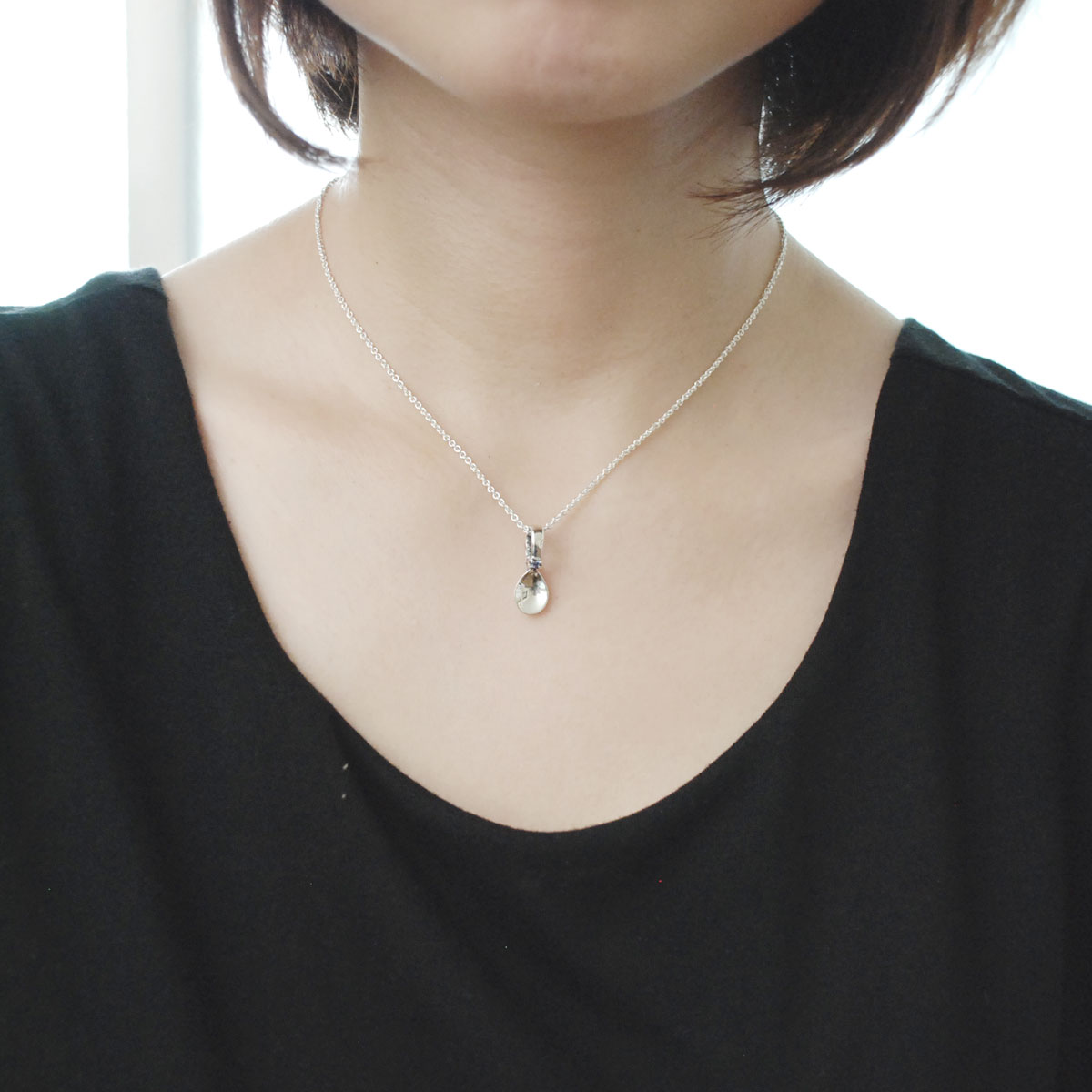 ベビースプーン シルバー925 ペンダント ネックレス [誕生石