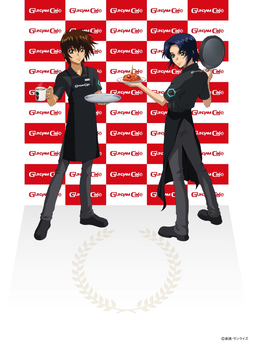 GUNDAM Cafe オフィシャルサポーターに 「キラ・ヤマト」、「アスラン