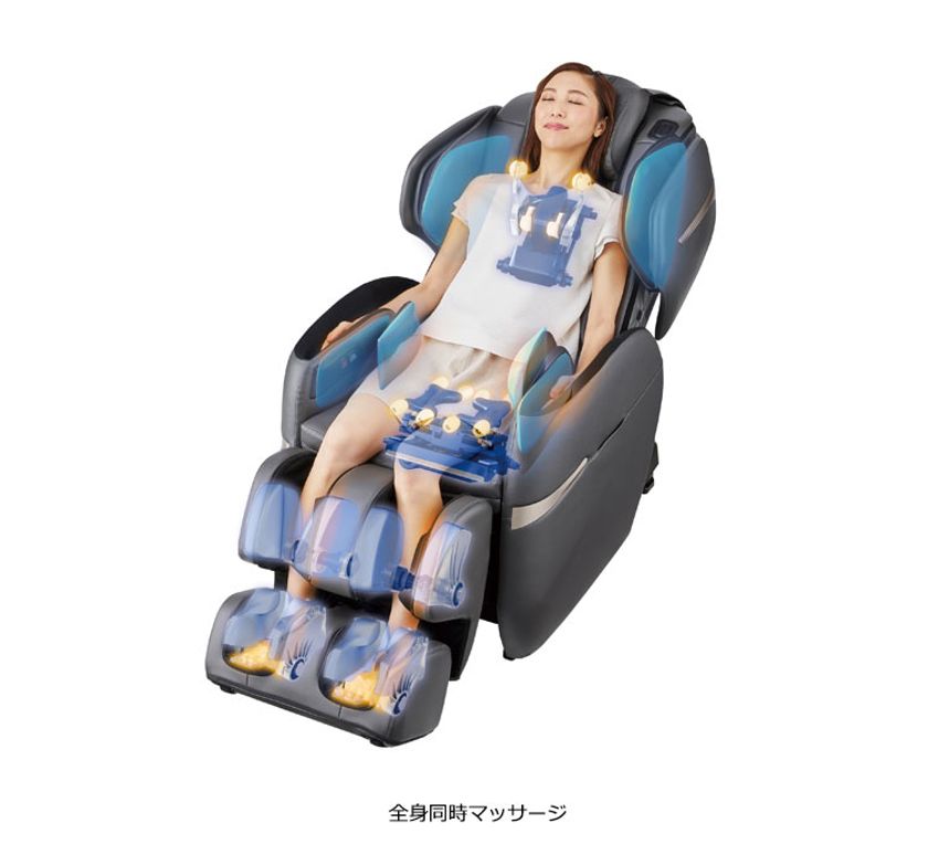 音声でマッサージの開始から終了までの動作を操作できる 「サイバー