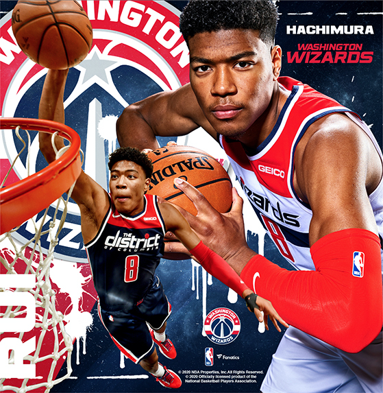 八村塁選手の直筆サイン入りバスケットボールを 特製展示ケース付きで