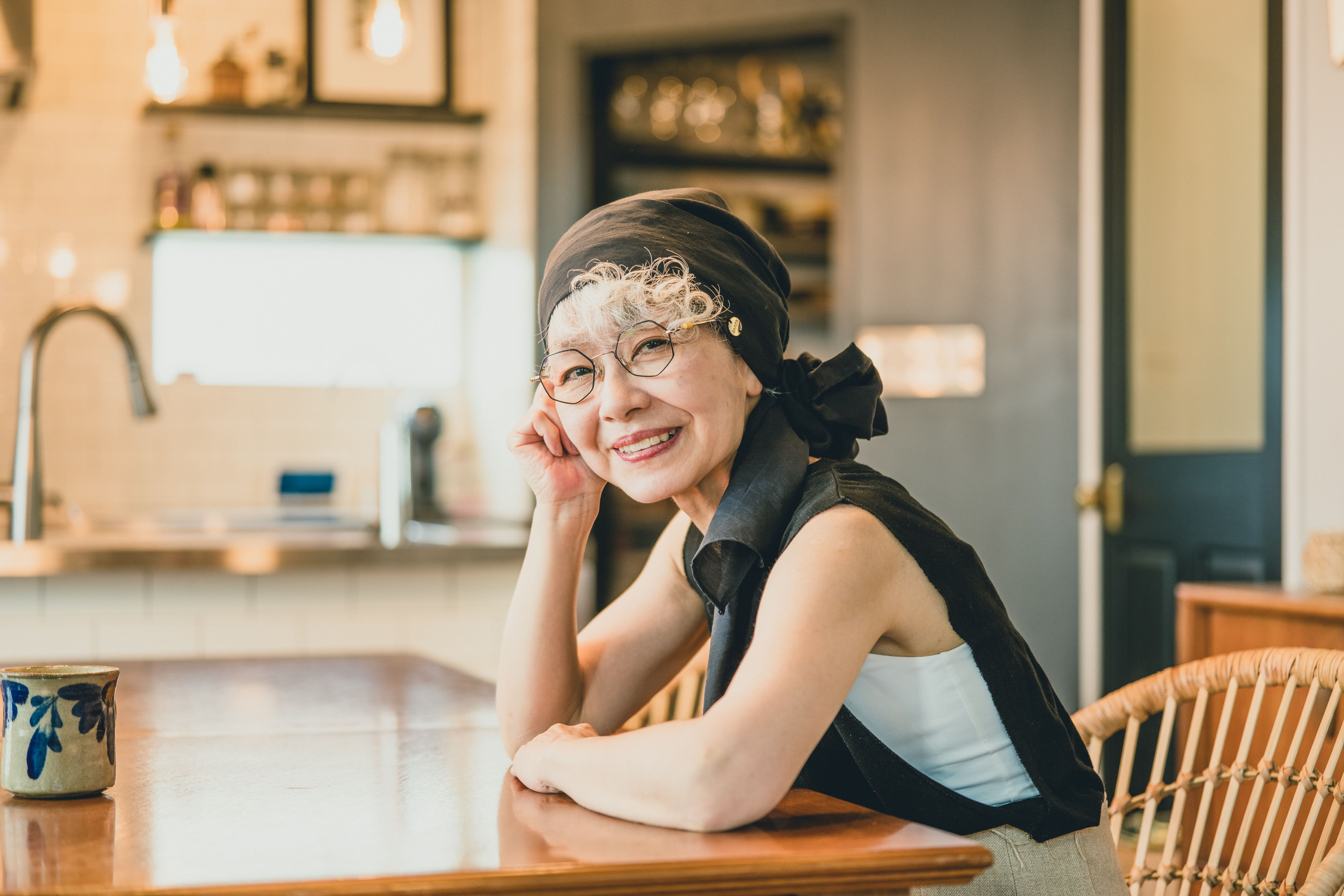 母の日は、一緒に闘う勇気を贈ろう！前髪ウィッグ付きケア帽子 「BAREN