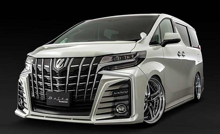 アルファード30系後期(S系グレード)用エアロ3点セット アドミ