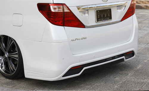 アルファード20系用リアバンパー エクスクルーシブゼウス(EXE LINE