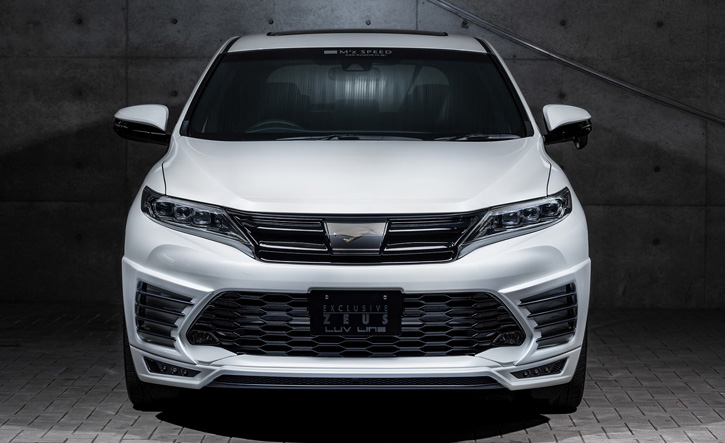 ハリアー60系後期用フロントグリル エクスクルーシブゼウス(LUV LINE