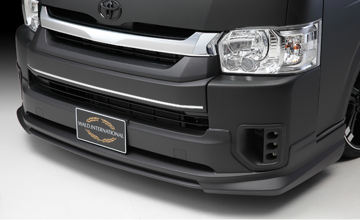 ハイエース4型以降(ワイドボディ)用フロントスポイラー WALD(ヴァルド