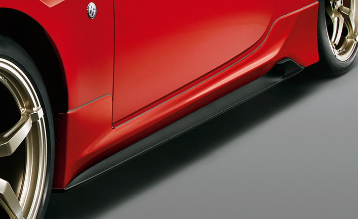 トヨタ86(ZN6系)用サイドステップB TRD(Performance Line)エアロ｜GR86