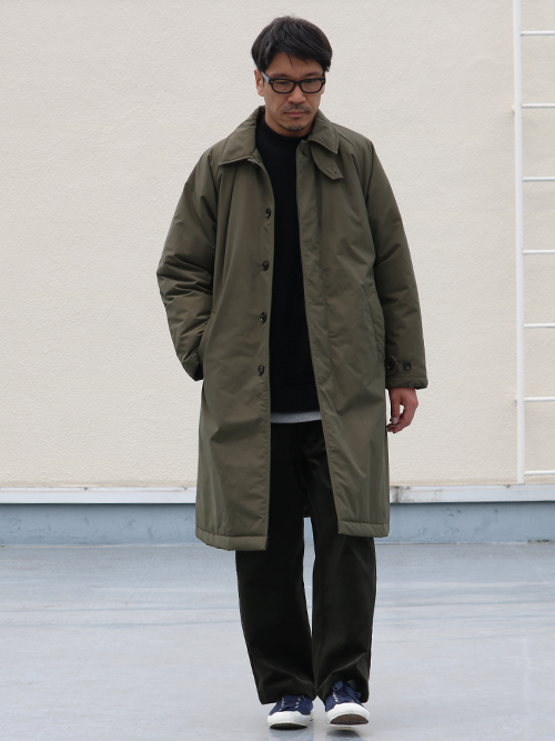 60/40クロス Sorona®Dupont 中綿 ステンカラーコート【送料無料