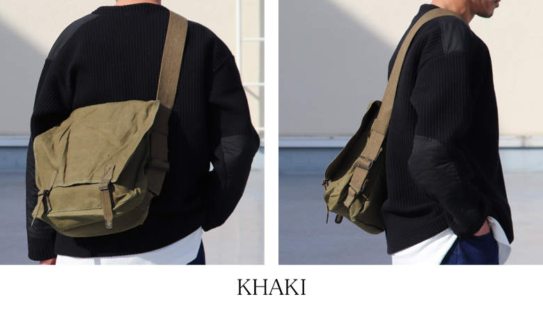 DEAD STOCK / 50s FRENCH ARMY TTA LINEN SHOULDER BAG（フランス軍