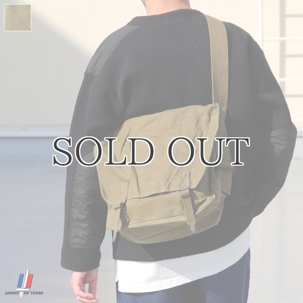 DEAD STOCK / 50s FRENCH ARMY TTA LINEN SHOULDER BAG（フランス軍