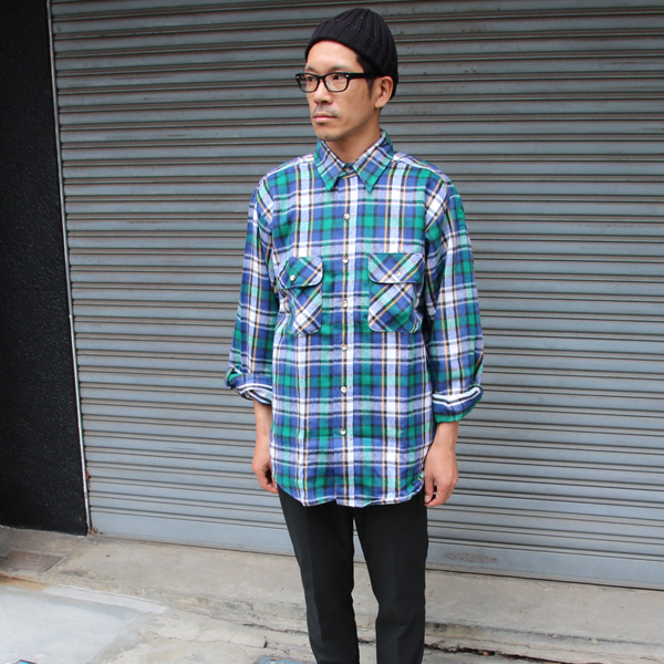 FIVE BROTHER (ファイブブラザー) フランネルチェックシャツ 【MADE IN