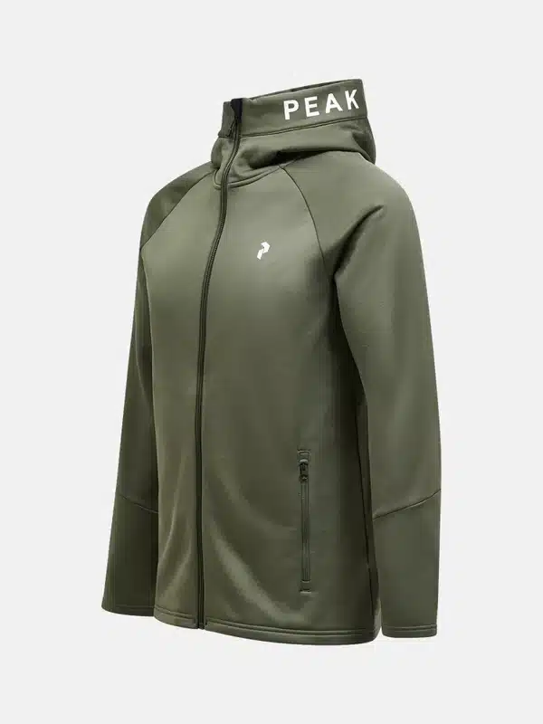 Peak Performance Rider Zip Hood Men Pine Needle - Aukia