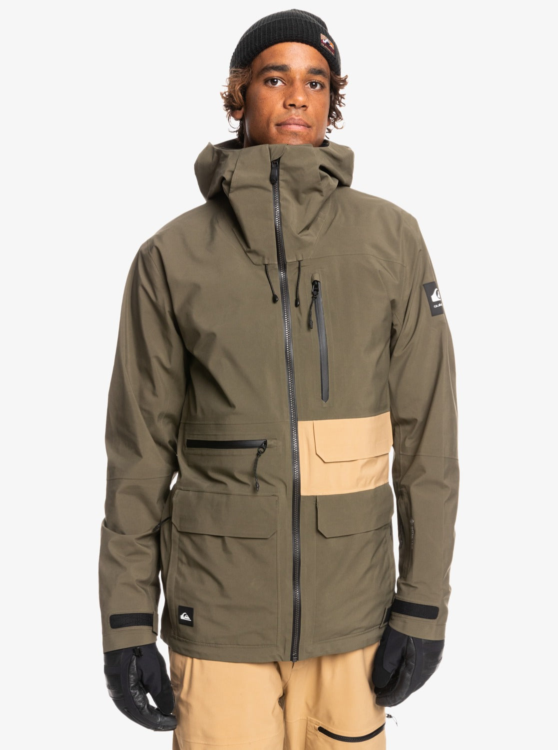 Quiksilver Black Alder Stretch GORE-TEX Technical Snow Jacket for