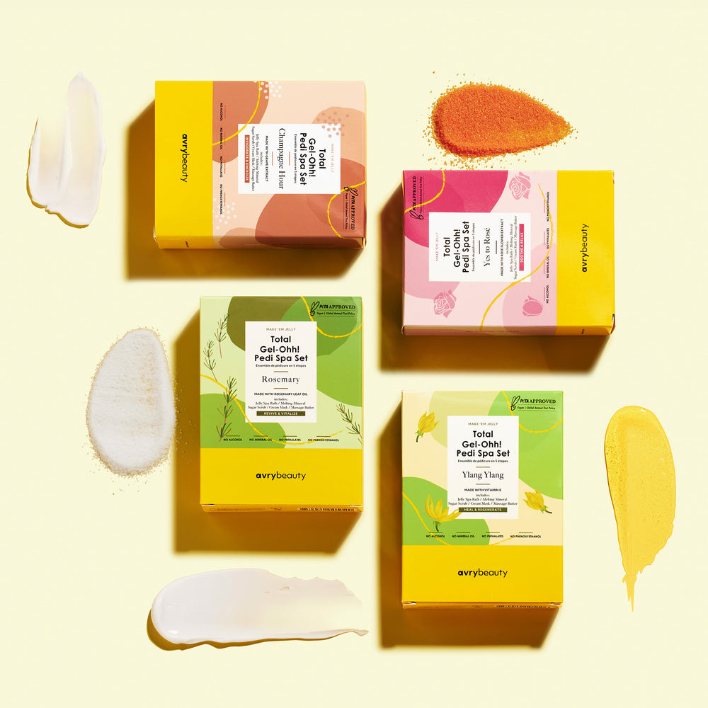 Champagne Hour Total Gel-Ohh! Pedi Spa Set Pedicure Kit | AvryBeauty