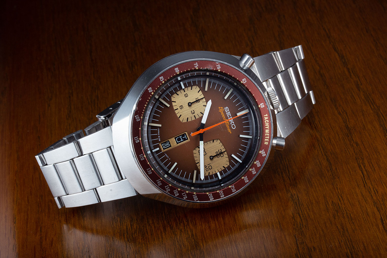 セイコー スピードタイマー Ref.6138-0040 1976年 茶馬 tr521-01 自動