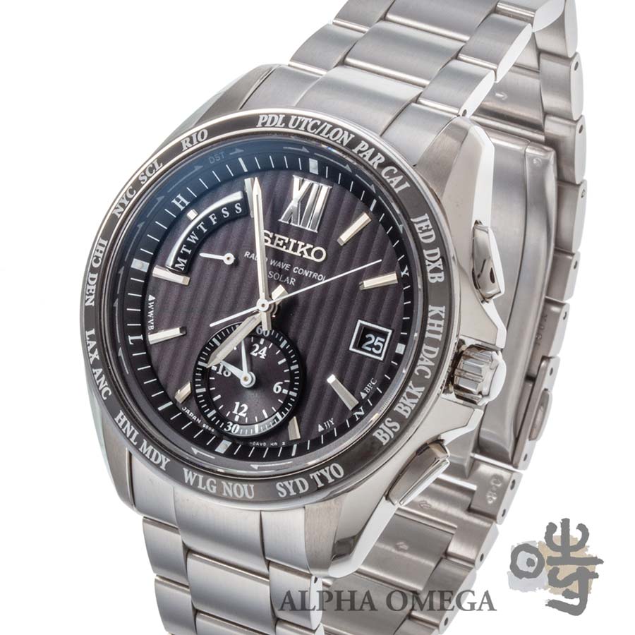 セイコー ブライツ ワールドタイム SAGA145/8B54-0AW0 ソーラー電波