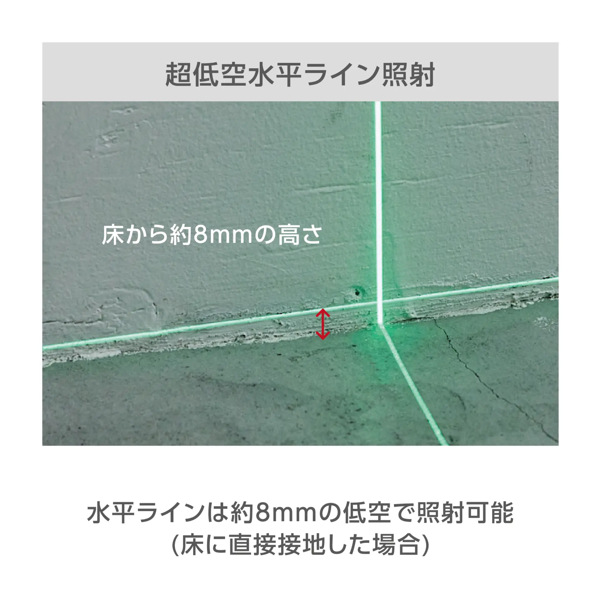 LVG-8CF フラッシュ グリーンレーザー円錐ミラー墨出し器 – アックス