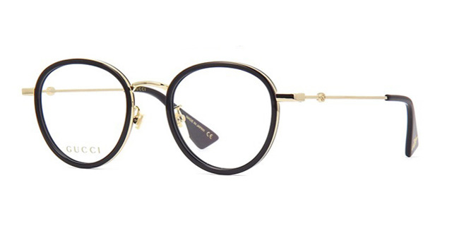 GUCCI 正規品 グッチ ボストン ゴールド ブラックセル巻 チタン