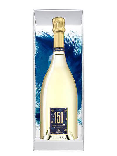 Pommery Cuvee 150 Blanc de Blancs Champagne Gift Box 75cl - Top