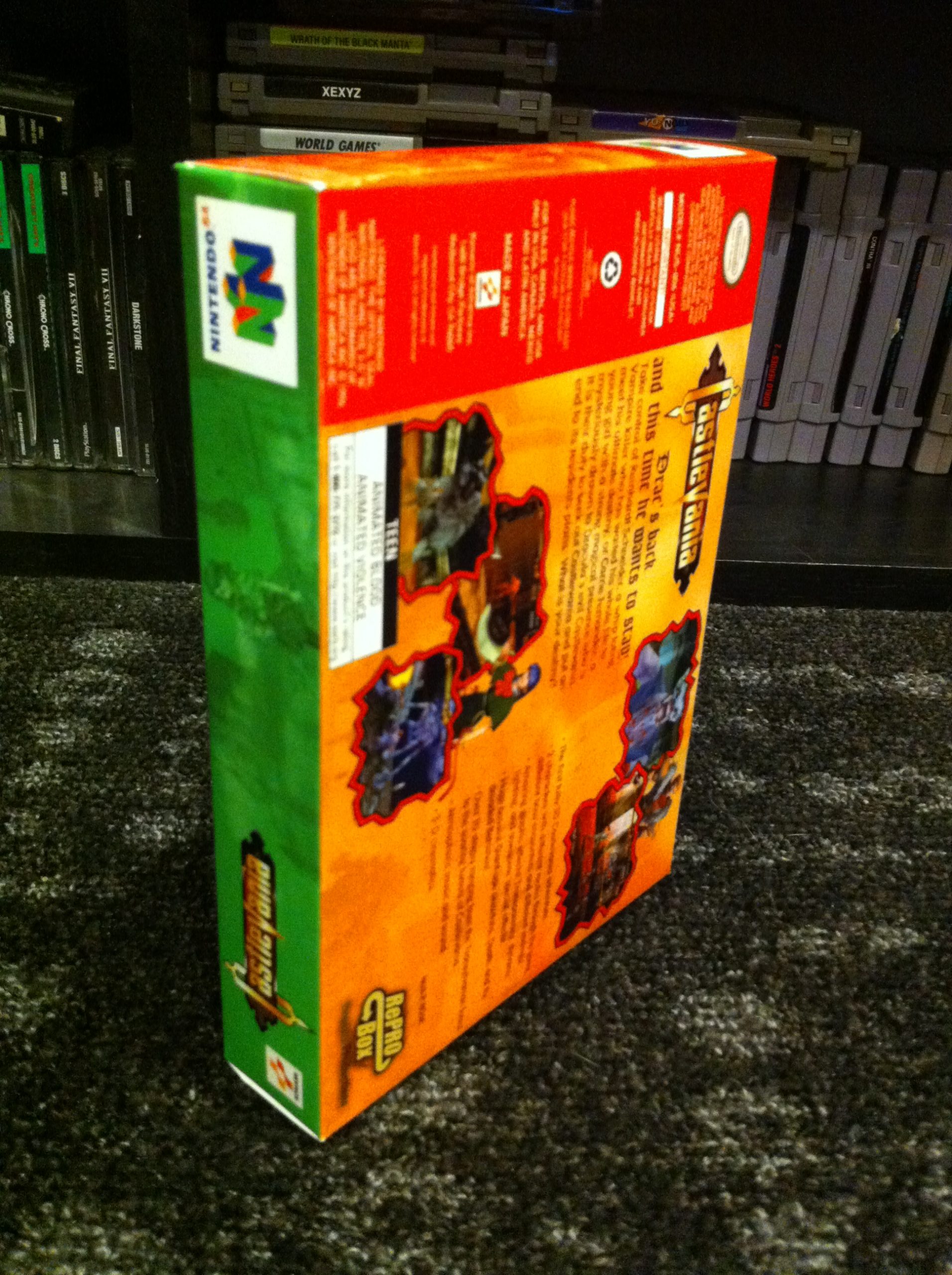 N64 Castlevania 64 box
