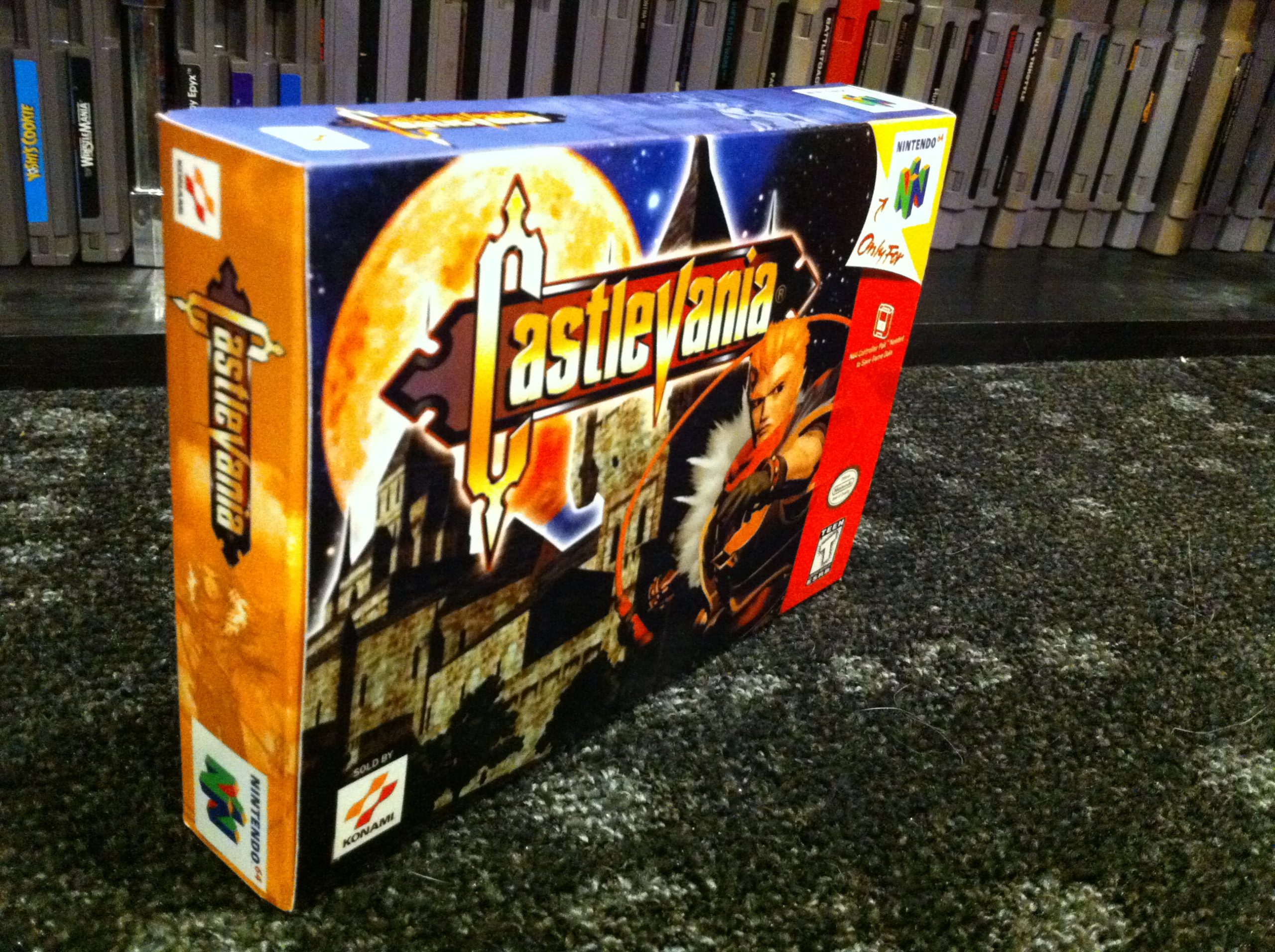 N64 Castlevania 64 box
