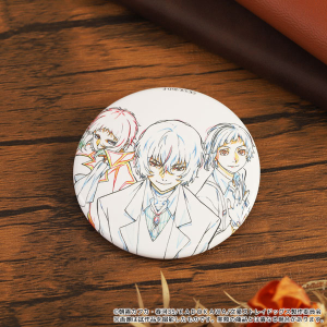 文豪ストレイドッグス 缶バッジセット／原画集 中島敦: キャラグッズ