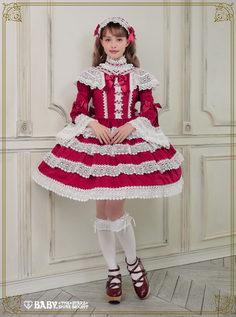 エリザベスワンピース＆ヘッドドレスセット リボンハートBag | BABY