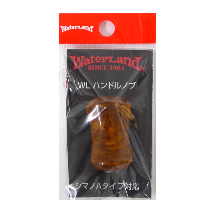 ウォーターランド ウッドハンドルノブ2 平型/I型 - 【バス・トラウト