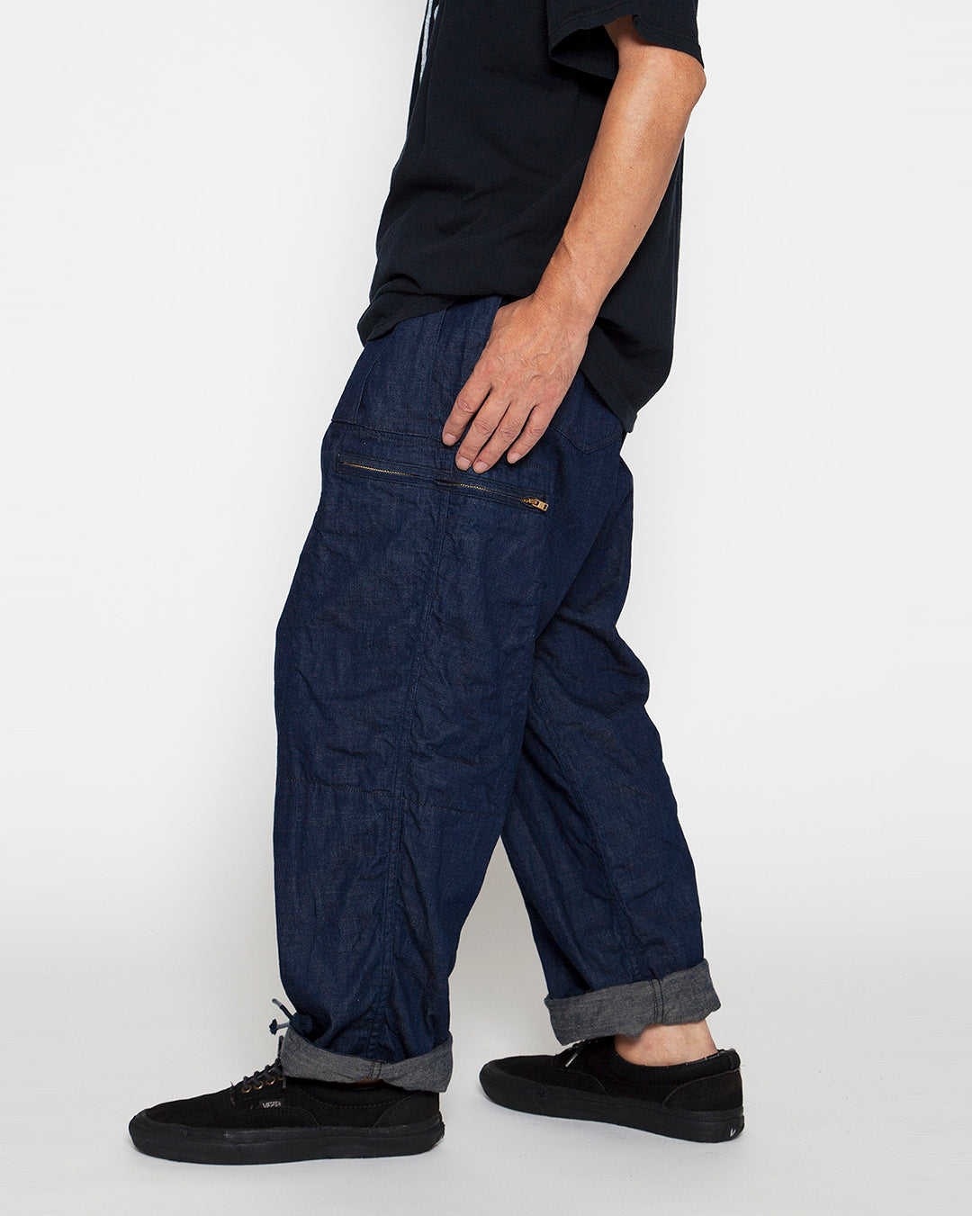 FP008・ADVISOR SLACKS / 8.5oz Indigo Denim – THE CORONA UTILITY