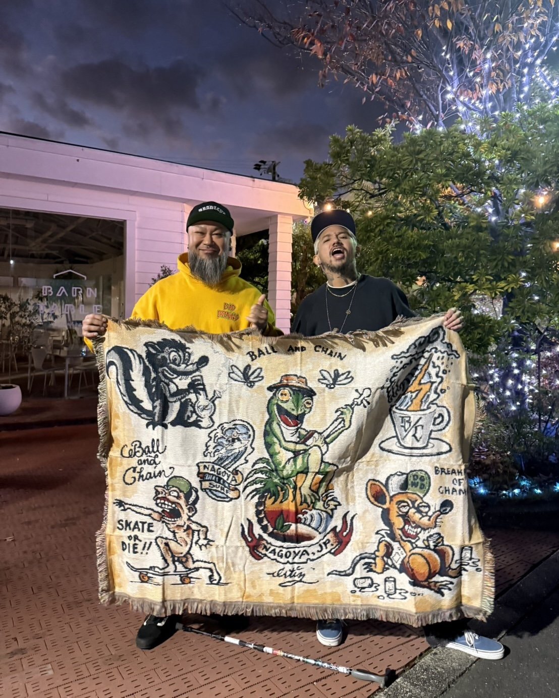 BALL&CHAIN Special Tattoo Flash マルチラグ Designed by OPIE ORTIZ